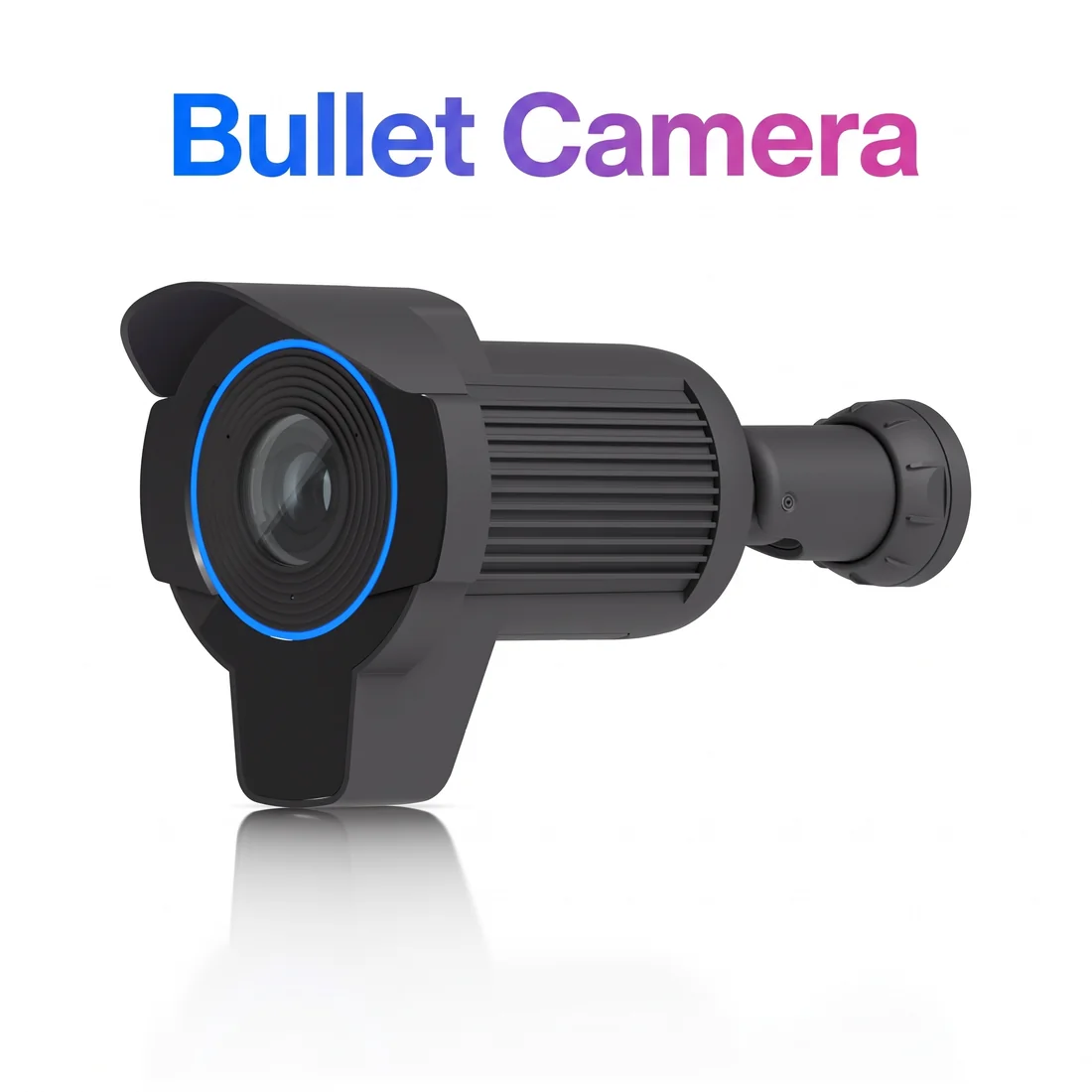 Bullet camera equipment illustration