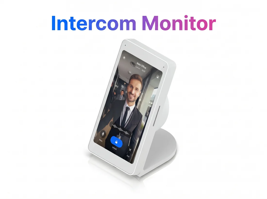 Intercom monitor equipment illustration